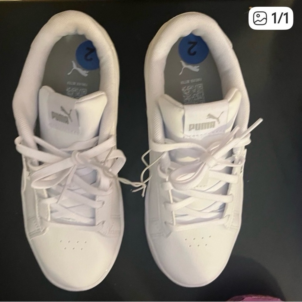 Puma Kids Classic White Sneakers